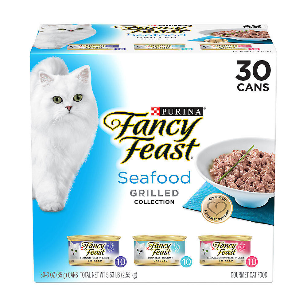 Fancy Feast Assorted Collection Adult Canned Wet Cat Food, 3 oz 12 - 36 Cans