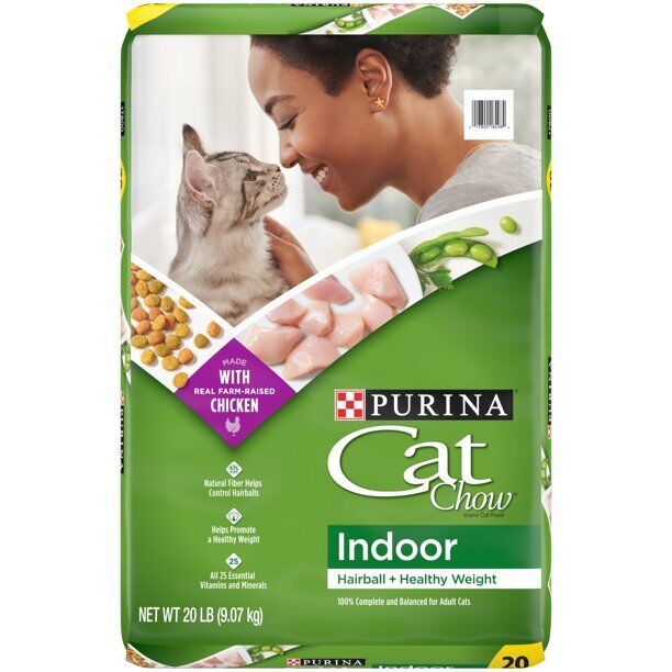 Purina Cat Chow Indoor Hairball + Healthy Weight Dry Cat Food, Chicken Flavor