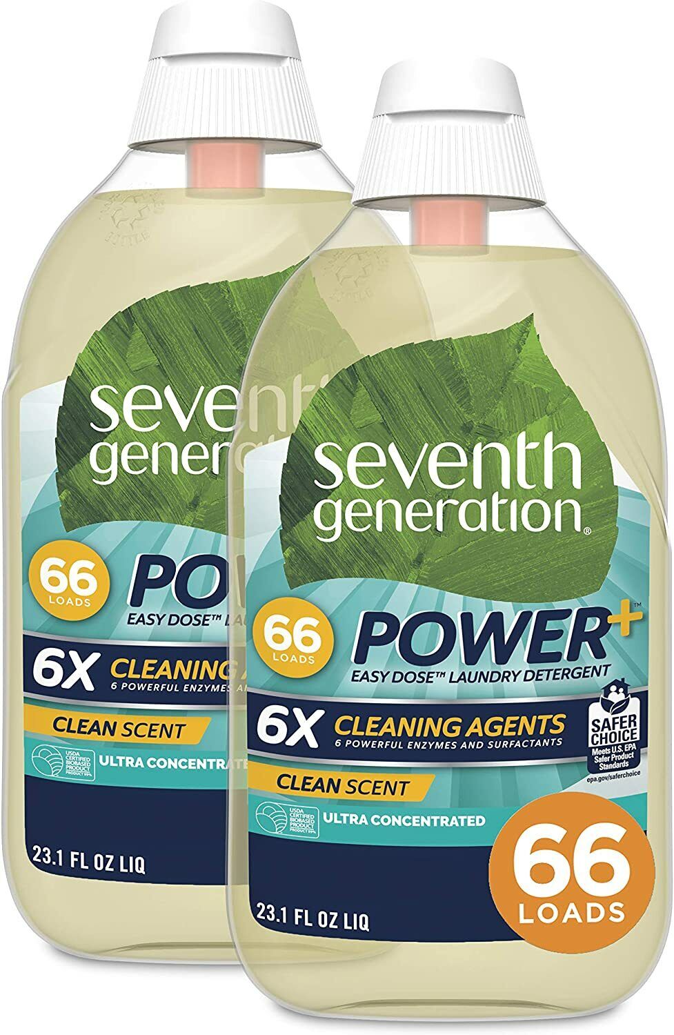 Seventh Generation EasyDose Concentrated Liquid Laundry Detergent, 132 Loads