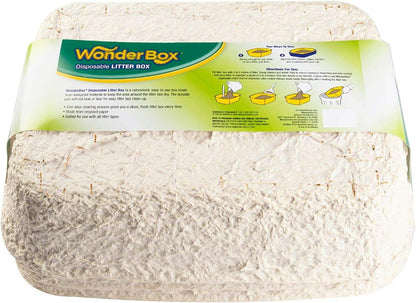 Kitty's Wonderbox 2 in 1 Disposable Liner & Litter Box, Leakproof, 3 Count