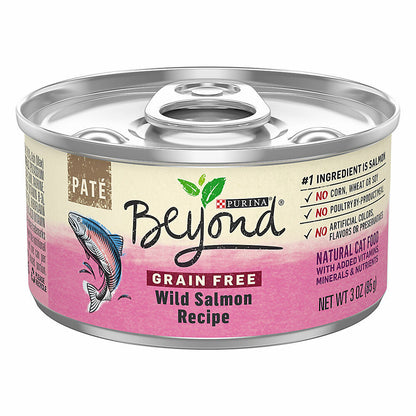 Purina Beyond Grain Free, Natural Assorted Pate Wet Cat Food, 3 oz, 12 Cans