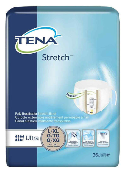TENA Stretch Ultra Incontinence Underwear Briefs Diapers Heavy Absorbency